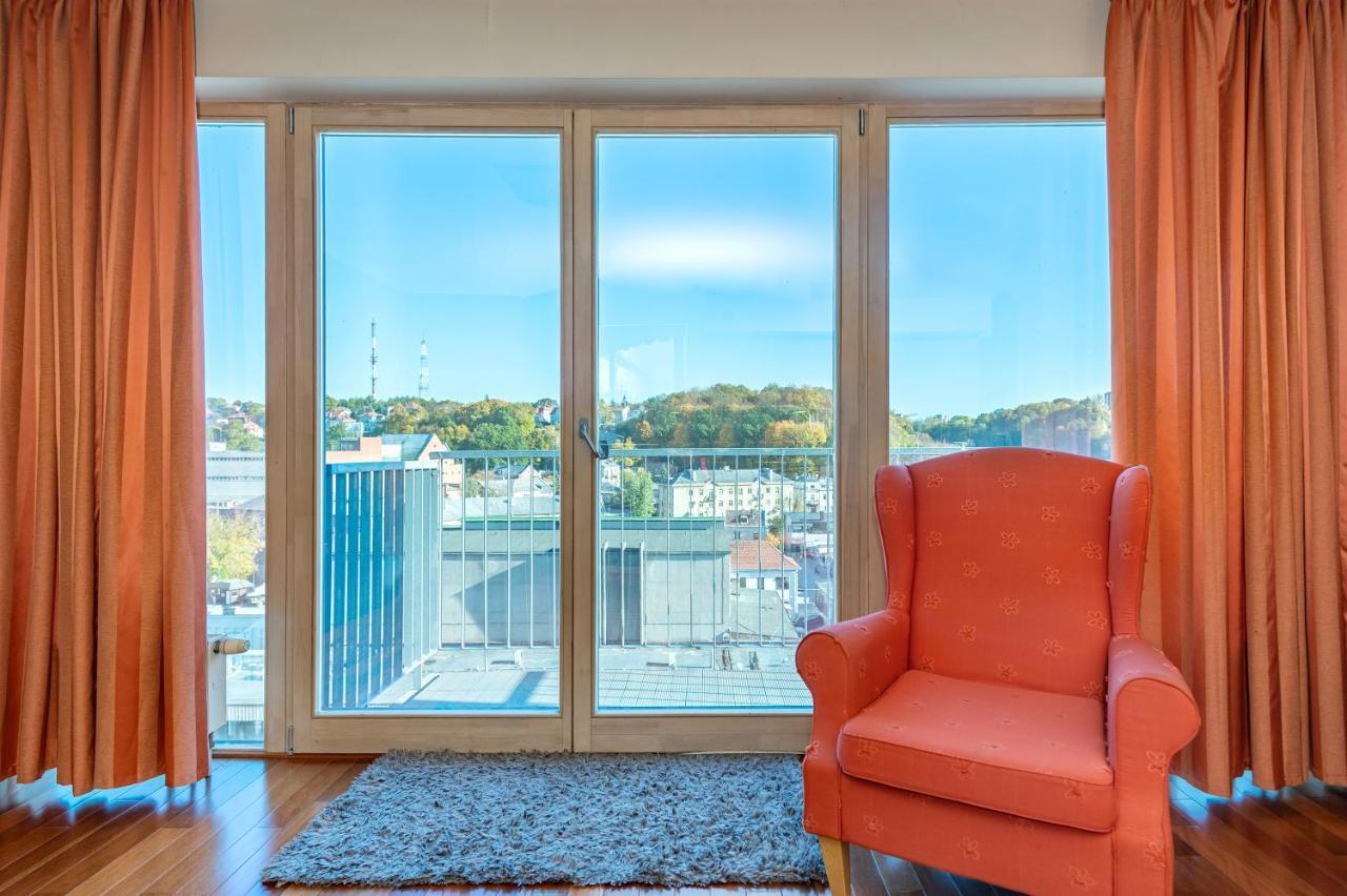 Panoramic City Centre Apartment By Polo Apartments Каунас Екстериор снимка